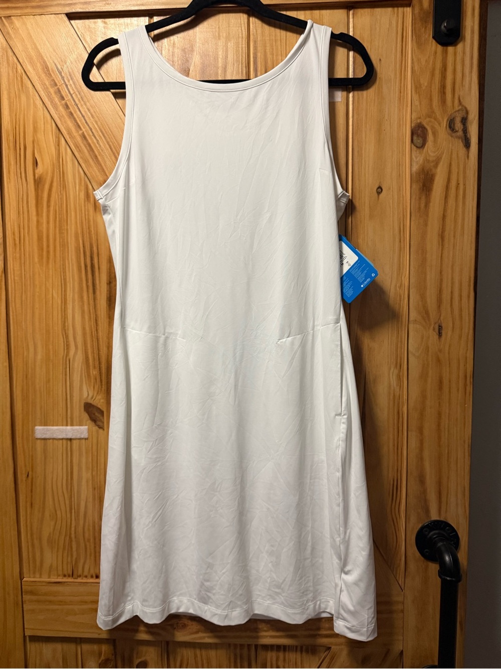 Columbia White Sleeveless A-Line Dress